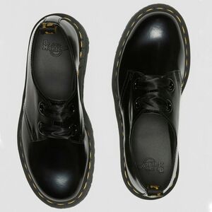 Dr.Martens Holly Platform Oxford In Black Patent Leather Size 9
